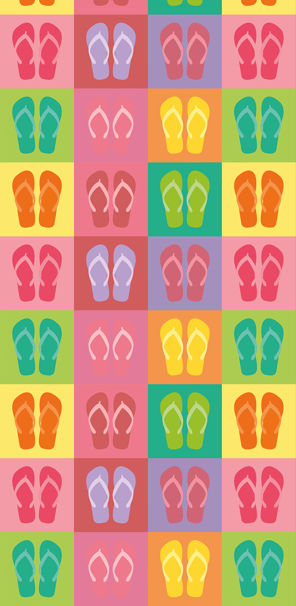 Duschrückwand Flip-Flops